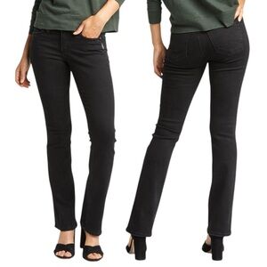 NWT Silver Jeans Suki Mid Rise Slim Bootcut Black Wash Size 32